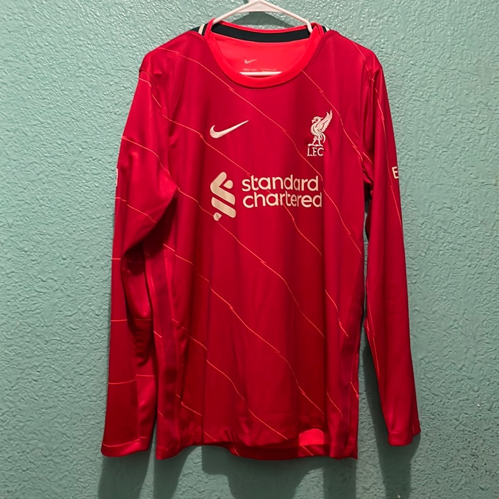21/22 Nike Liverpool Home Jersey Long Sleeve